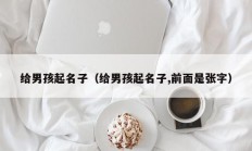 给男孩起名子（给男孩起名子,前面是张字）