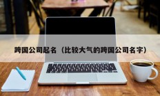 跨国公司起名（比较大气的跨国公司名字）