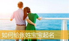 起名张姓男孩(起名张姓男孩两个字)