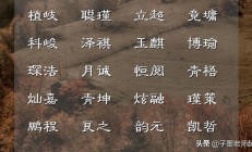 古诗起名男孩(古诗起名男孩名字)