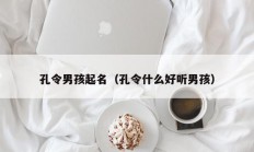孔令男孩起名（孔令什么好听男孩）