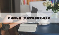 白男孩起名（白男宝宝名字起名免费）
