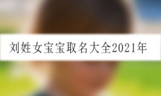 刘起名女孩(刘起名女孩两个字)