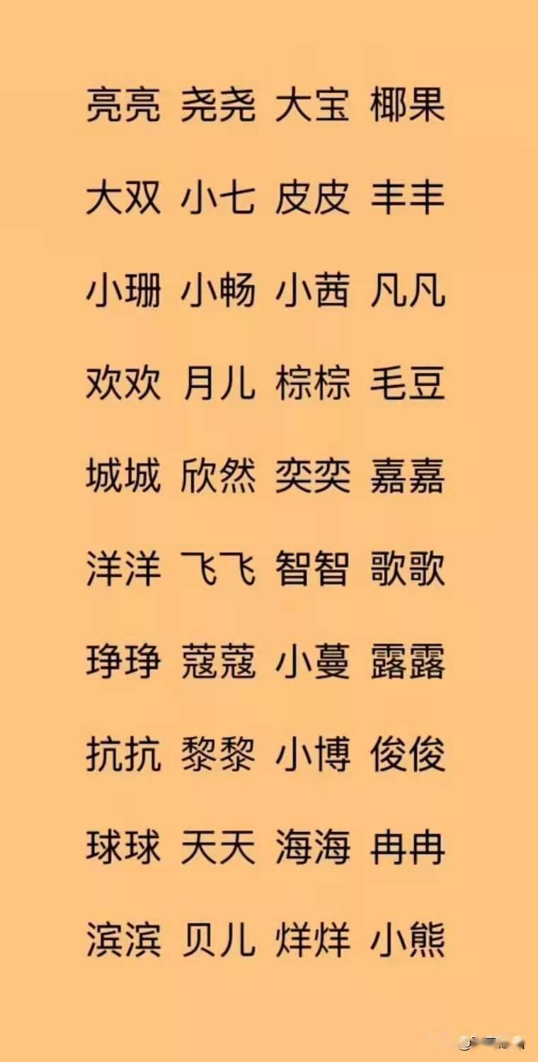 女孩起名小名(女孩起名小名有哪些好听的名字)