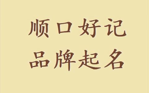 党内品牌起名(党内品牌的作用)