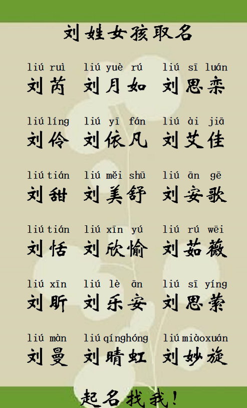 姓刘男孩起名(姓刘男孩起名刘诗什么)